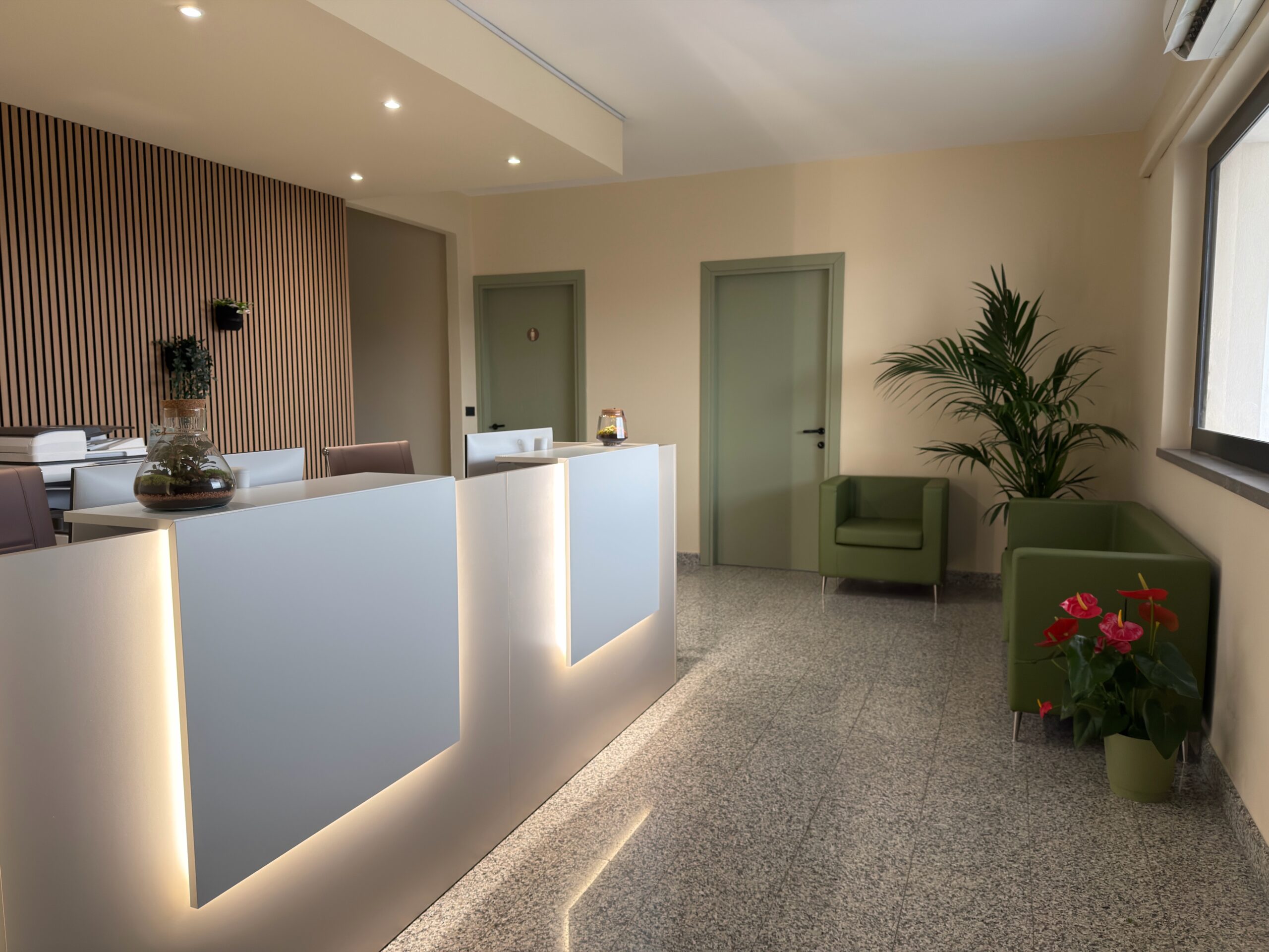 Reception della sede SicurEva a Sestu